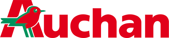 Auchan logo in South Gate Moscow region