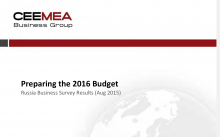 Preparing the 2016 Budget